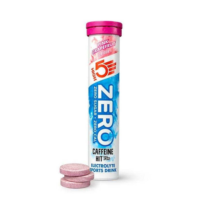 High5 Zero Caffeine Hit Electrolyte Drink Tablets (20 Tablets Per Tube) High5 Pink Grapefruit 