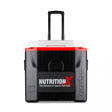 NutritionX Igloo 52 Qt Quantum RollerCooler Box # Black/Red