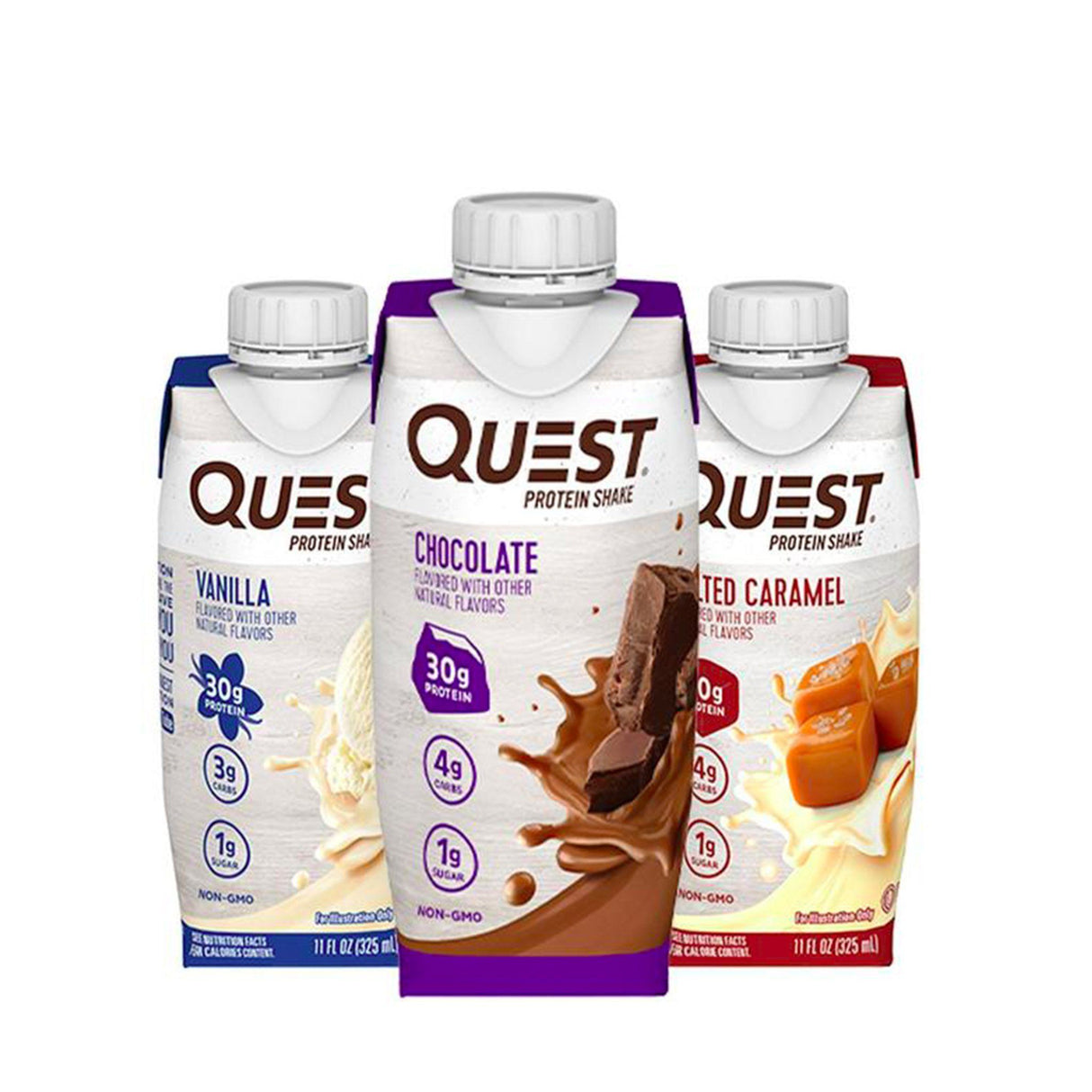 Quest Protein Shakes (Pack of 4 - 11fl.oz/325ml)