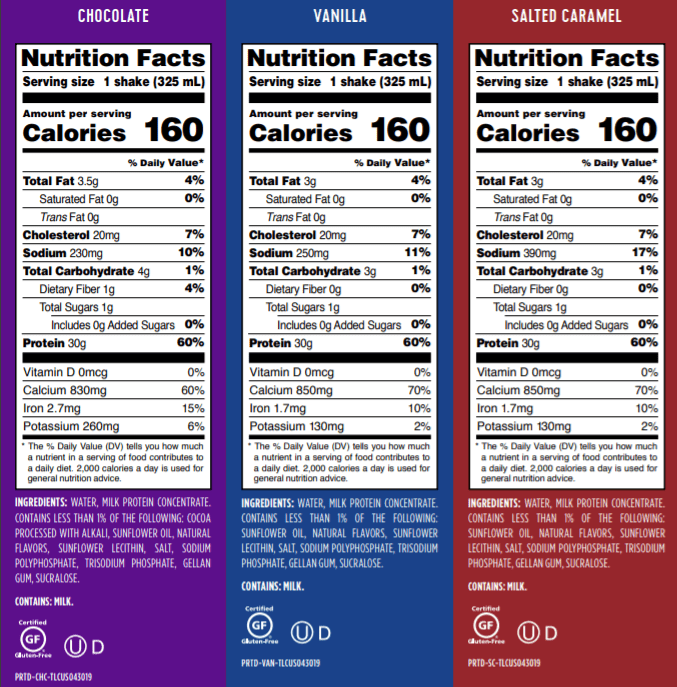 Quest Protein Shakes (Pack of 4 - 11fl.oz/325ml)