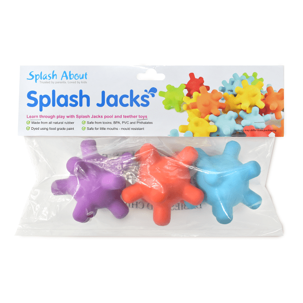 Splash About Splash Jacks Pool/Teether Toys (Pack of 3)