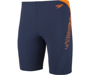 Speedo Boom Splice Jammer - Navy/orange #6C840 | Streamline Sports