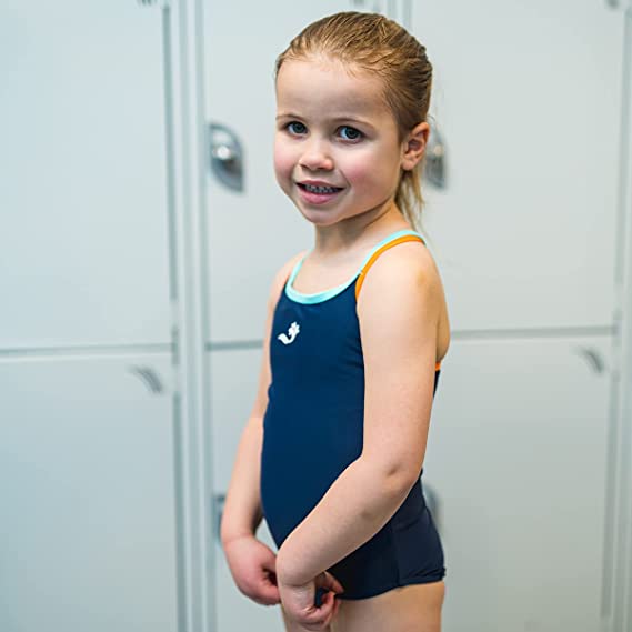 Splash About - GIRLS Sports Swimming Costume, Navy | Streamline Sports