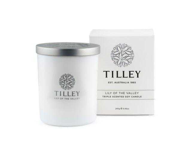 Tilley Candles 240g / 45 Hour Tilley Lily Of The Valley 