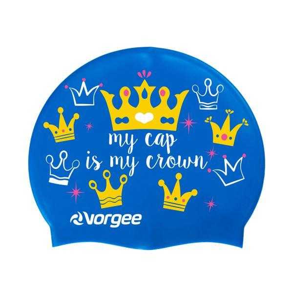 Vorgee Miss Glamour Swim Cap Vorgee Crown 