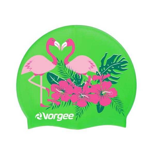 Vorgee Miss Glamour Swim Cap Vorgee Flamingo 